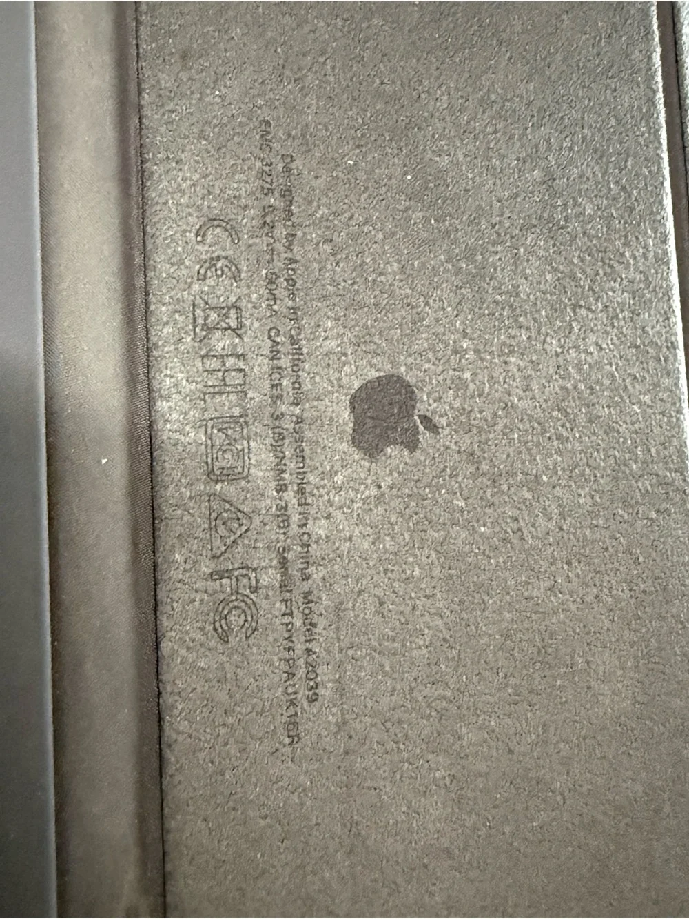 Apple Black Smart Folio Keyboard Cover